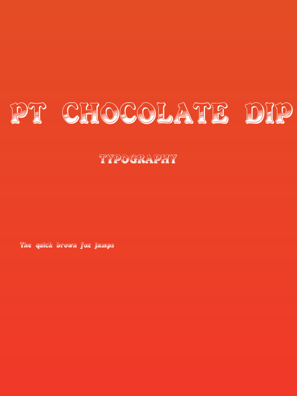 PT Chocolate Dip Poster