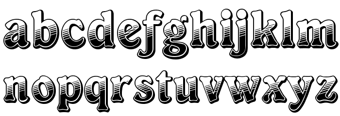 PT Chocolate Dip Font LOWERCASE