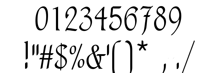 PT Lullaby Font OTHER CHARS
