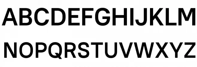 PT Root UI Bold Schriftart Groß