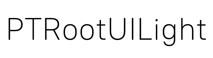PT Root UI Light  Free Fonts Download