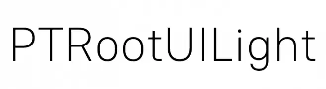 PT Root UI Light  नि: शुल्क फ़ॉन्ट्स डाउनलोड