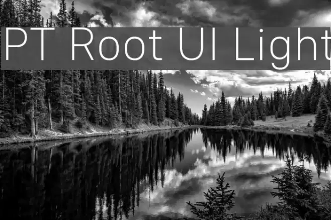 PT Root UI Light Font examples