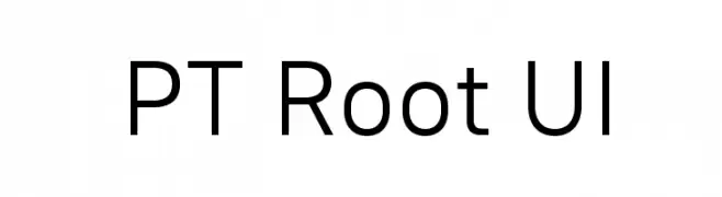 PT Root UI  Fuentes Gratis Descargar