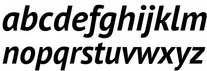 PT Sans Bold Italic फ़ॉन्ट लोअरकेस