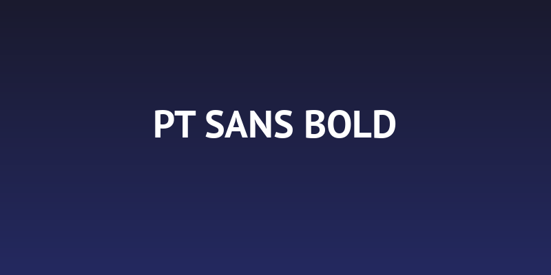 PT Sans Bold Social Header