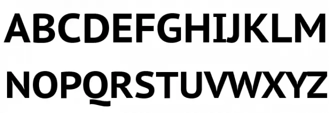 PT Sans Caption Bold フォント 大文字