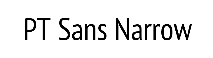PT Sans Narrow Font - FFonts.net