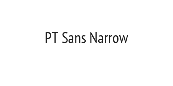 PT Sans Narrow Logo