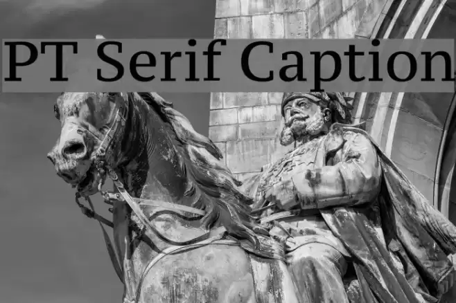 PT Serif Caption Fonte examples