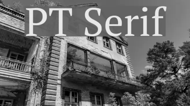 PT Serif Font examples