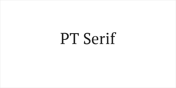 PT Serif Logo