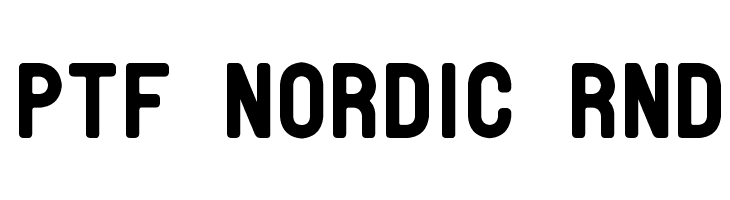 PTF NORDIC Rnd Font