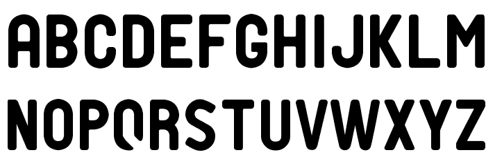 PTF NORDIC Rnd Font LOWERCASE