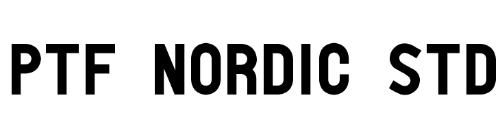 PTF NORDIC Std  Frei Schriftart Herunterladen
