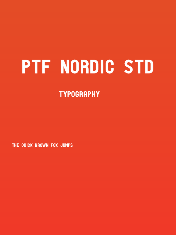 PTF NORDIC Std Poster