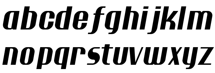 Ptarmigan Condensed Italic フォント 小文字