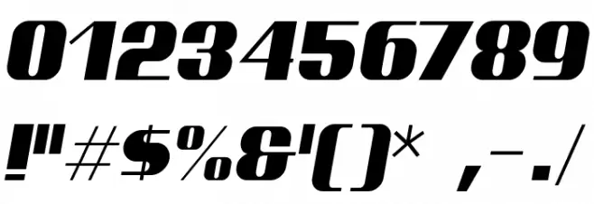 Ptarmigan Italic Font OTHER CHARS