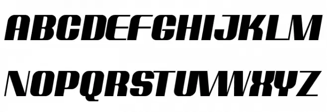 Ptarmigan Italic Font UPPERCASE