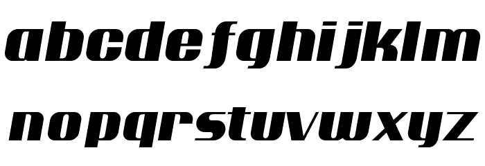 Ptarmigan Italic Font LOWERCASE