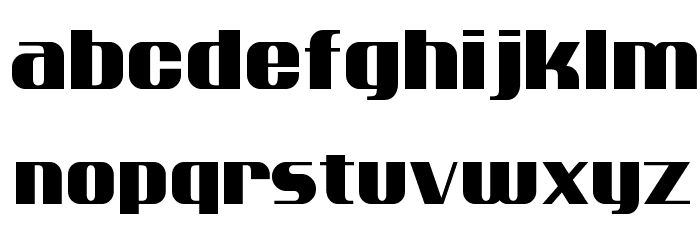 Ptarmigan Schriftart Kleinbuchstaben