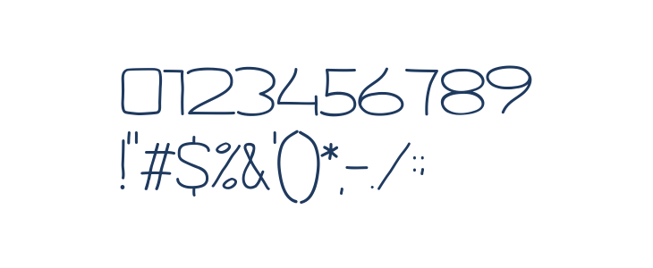 PtilWide Bold Other Characters