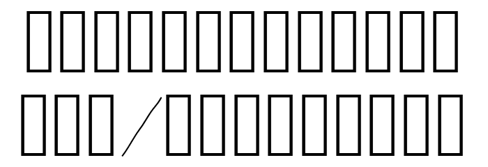 PtilWide Regular Font LOWERCASE