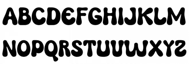 PUCKYLA Schriftart Gro&szlig;