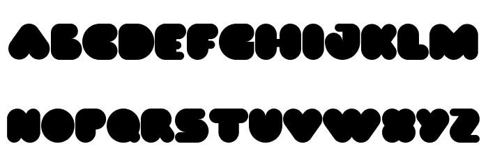 PUFF-Black Font LOWERCASE