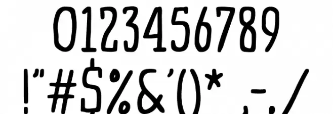 PUMPQEEN-Regular Font OTHER CHARS