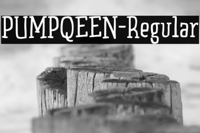 PUMPQEEN-Regular Font examples