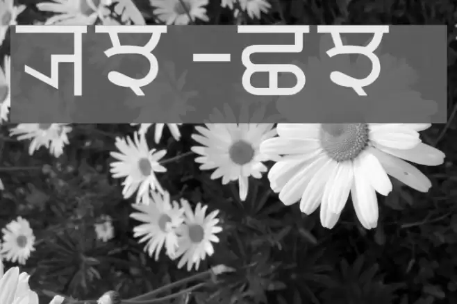 PUN-AdhunikN Font examples