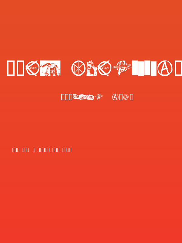 PUNK DINGBATS Poster