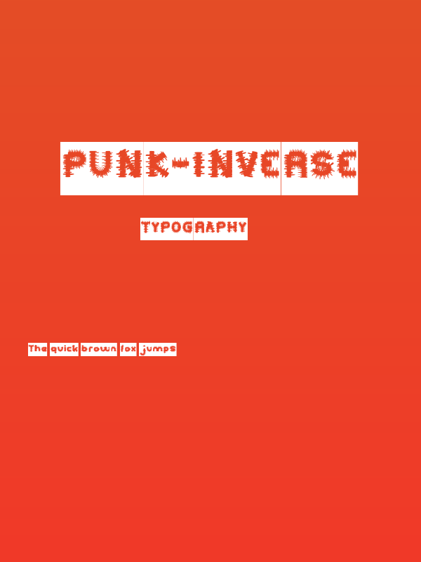 PUNK-Inverse Poster