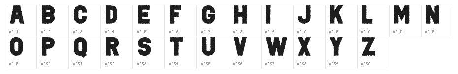 PUNK ROCK Color Fill Character Map