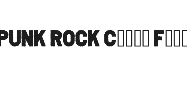 PUNK ROCK Color Fill Logo
