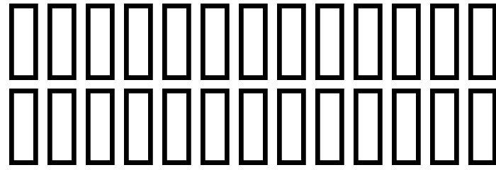 PUNK ROCK Color Fill Font LOWERCASE
