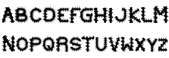 PUNK Font LOWERCASE