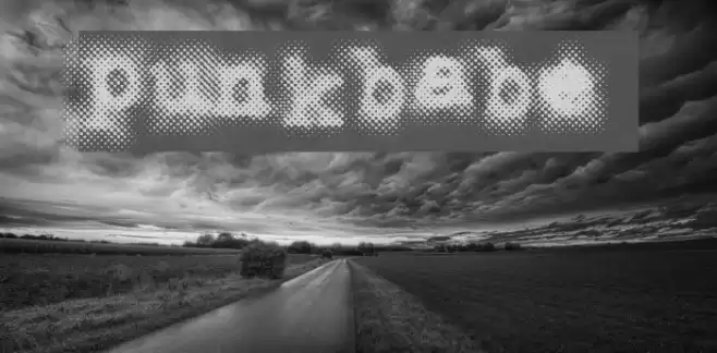 PUNKBABE Font examples