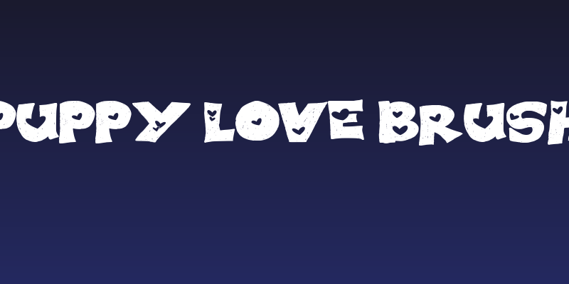 PUPPY LOVE BRUSH Social Header