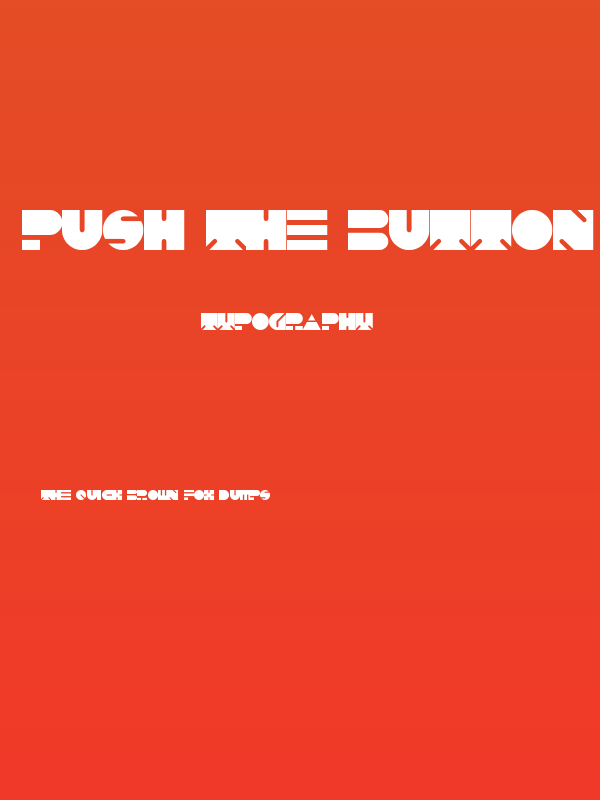 PUSH THE BUTTON Poster