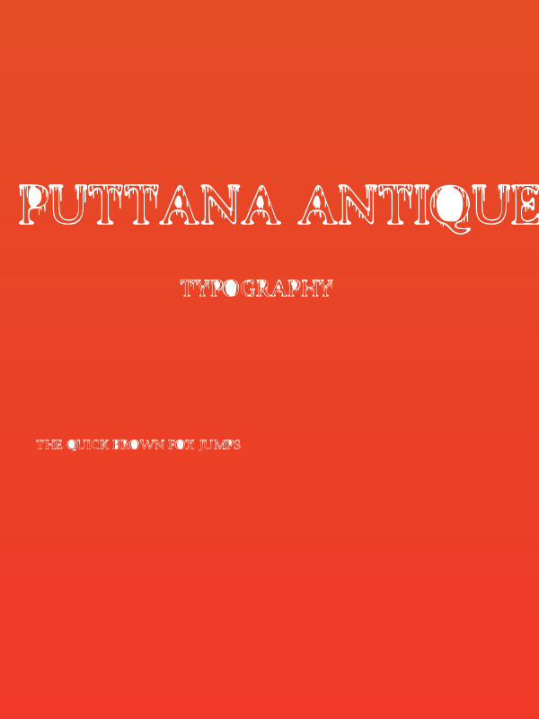 PUTTANA ANTIQUE Poster