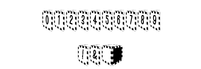 PuZzLeBoXs Font OTHER CHARS