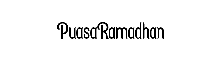 Puasa Ramadhan  Скачать бесплатные шрифты