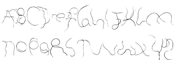 Pubby Font LOWERCASE