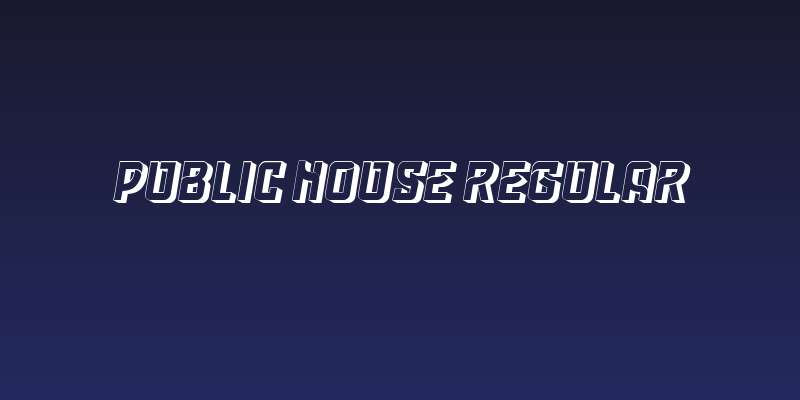Public House Regular Social Header
