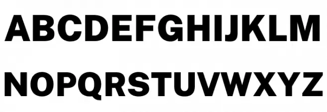Public Sans Black Font UPPERCASE