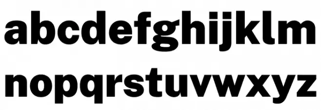 Public Sans Black फ़ॉन्ट लोअरकेस