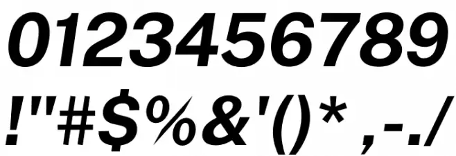 Public Sans Bold Italic Font OTHER CHARS