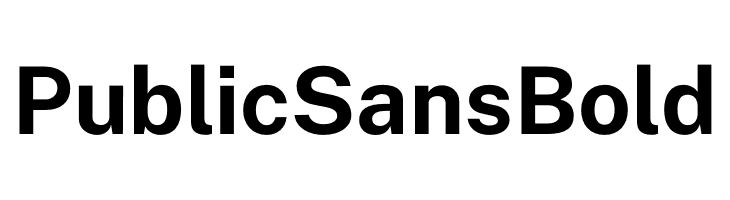 Public Sans Bold  les polices de caractères gratuit tlcharger